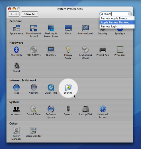 Macos vnc server