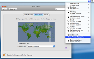 New time zone support in Power Manager 3