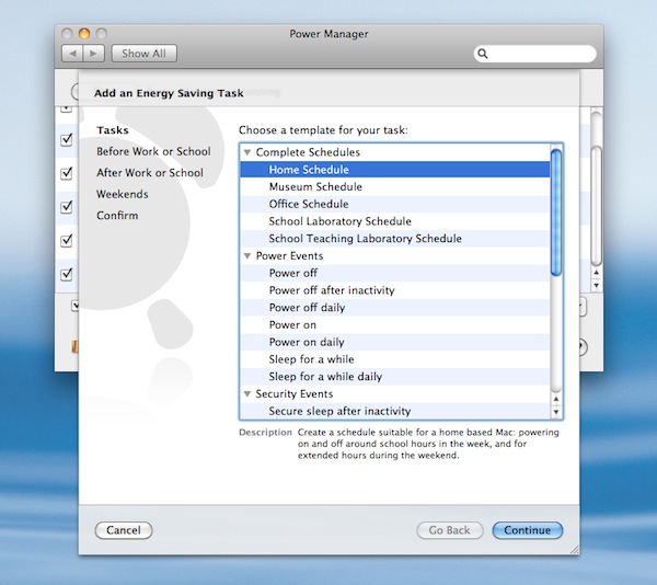Power Manager’s Schedule Assistant
