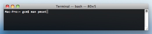 Mac OS X's Terminal