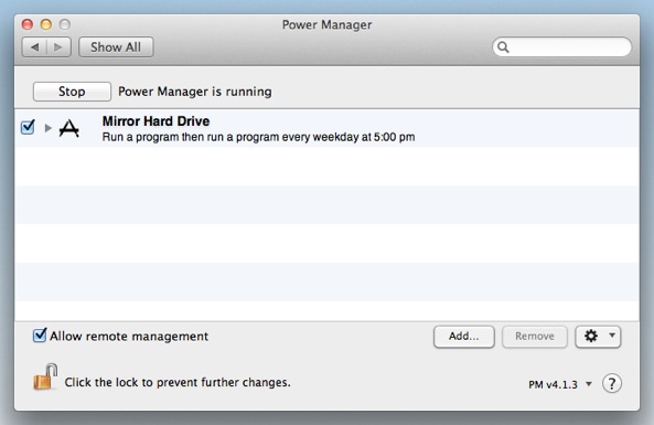 Launch Power Manager
