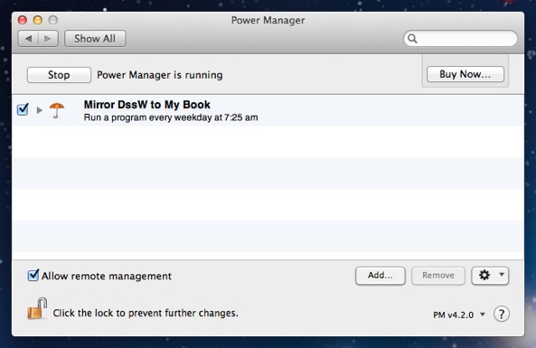Open Power Manager.