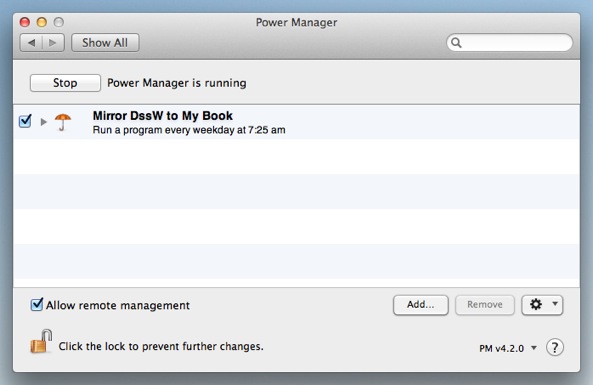 Open Power Manager.