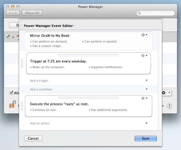 Open the Power Manager event in the event editor.