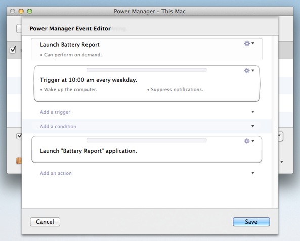 Open the event using Power Manager's event editor.