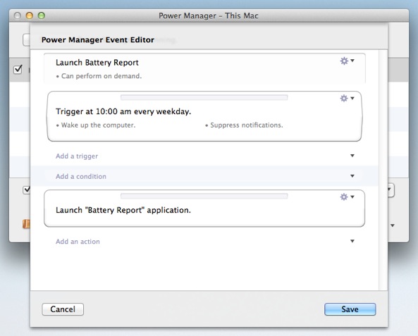 Open the event using Power Manager’s event editor.