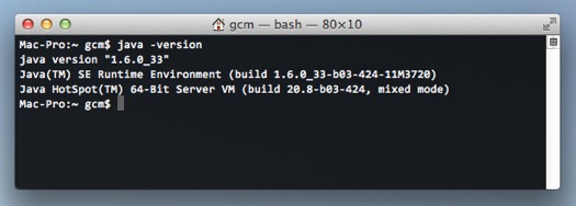 Java SE installed and ready to use on Mac OS X 10.8, Mountain Lion