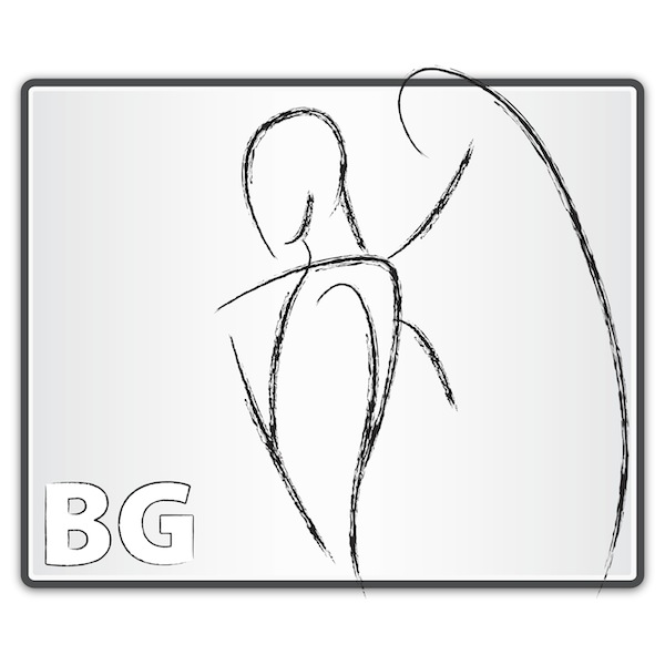 Draft Battery Guardian icon - side on figure and wings