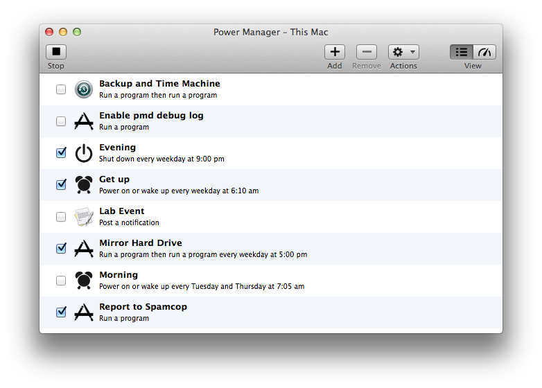 Power Manager's improved look and feel