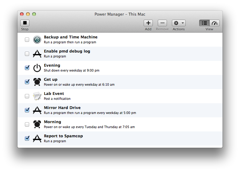 Power Manager’s improved look and feel