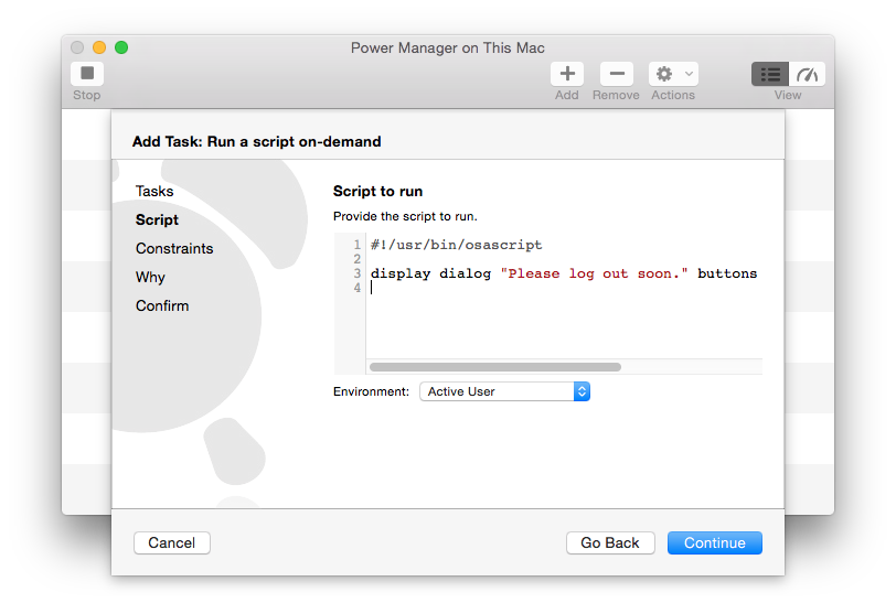 Copy and paste in your AppleScript