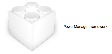 Screenshot showing the PowerManager.framework icon on OS X