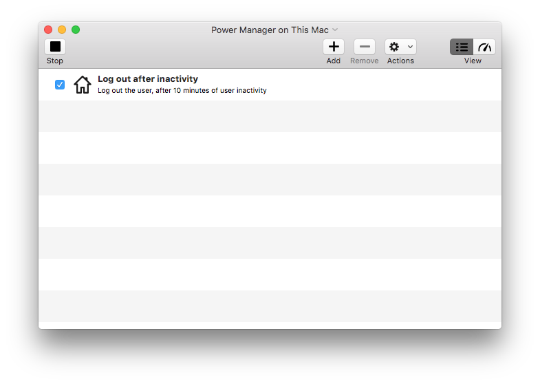 Launch Power Manager.app on macOS