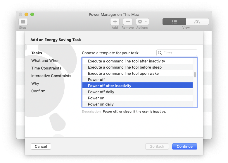 Power Manager’s Schedule Assistant