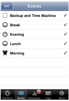 Computer Events View