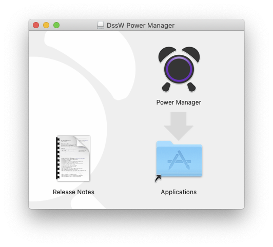 Copy Power Manager to the Applications folder.