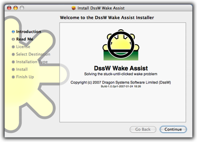 Wake Assist installer for Mac OS X